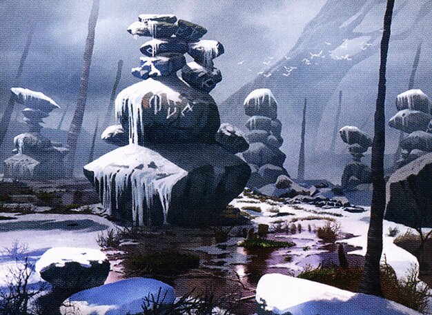 Snow-Covered Swamp