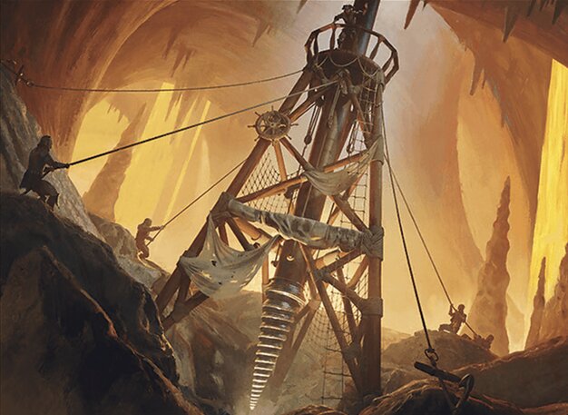 Brass’s Tunnel-Grinder // Tecutlan, the Searing Rift