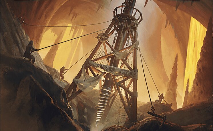 Brass’s Tunnel-Grinder // Tecutlan, the Searing Rift
