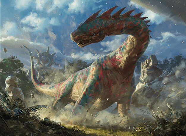 Thrashing Brontodon