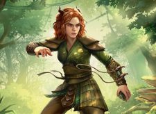 Casal, Lurkwood Pathfinder // Casal, Pathbreaker Owlbear