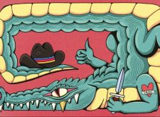 Lurking Crocodile