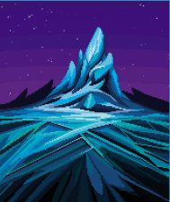 Snow-Covered Island