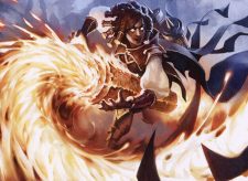 Flamescroll Celebrant // Revel in Silence